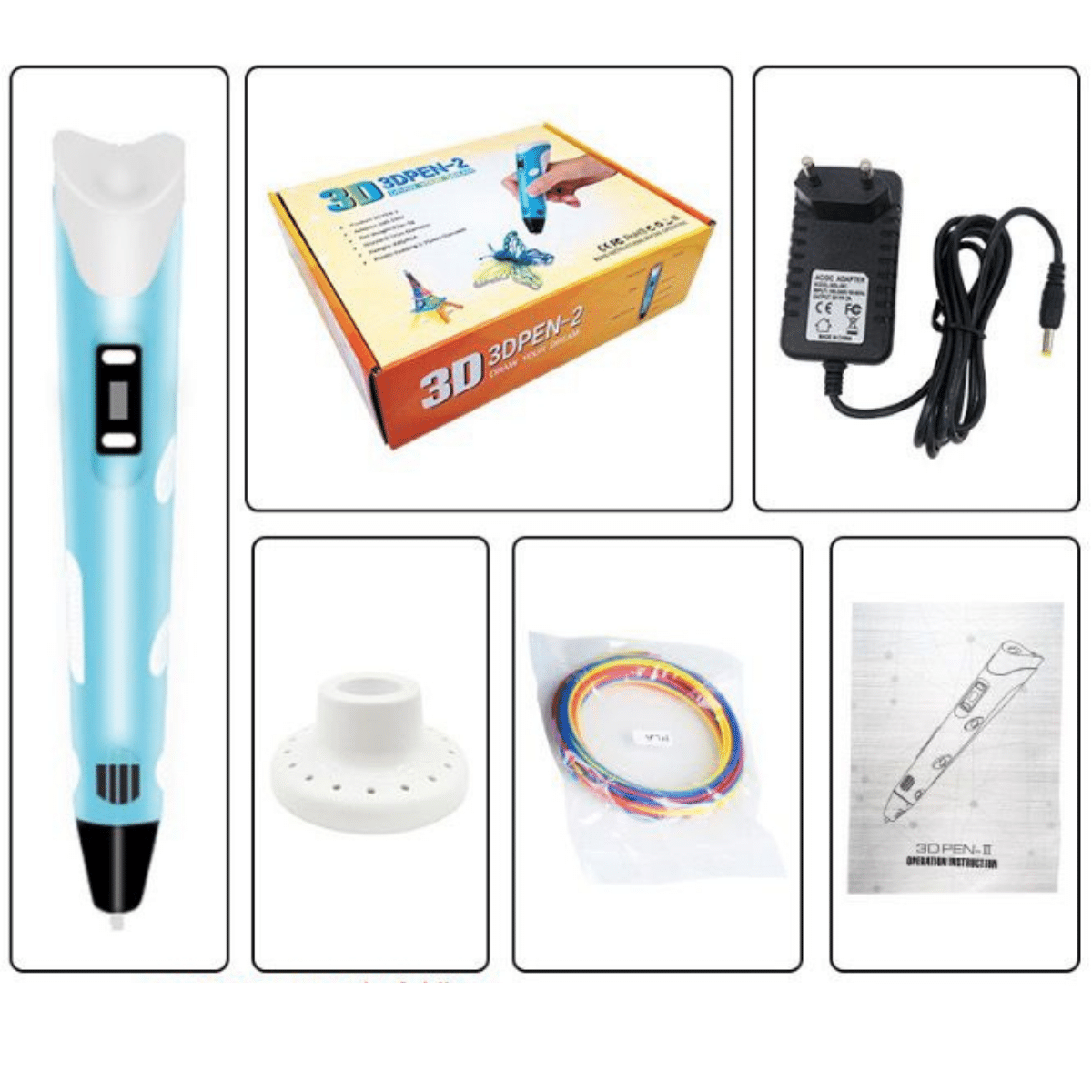 3D Printing Pen with Adjustable Speed and Temperature Control