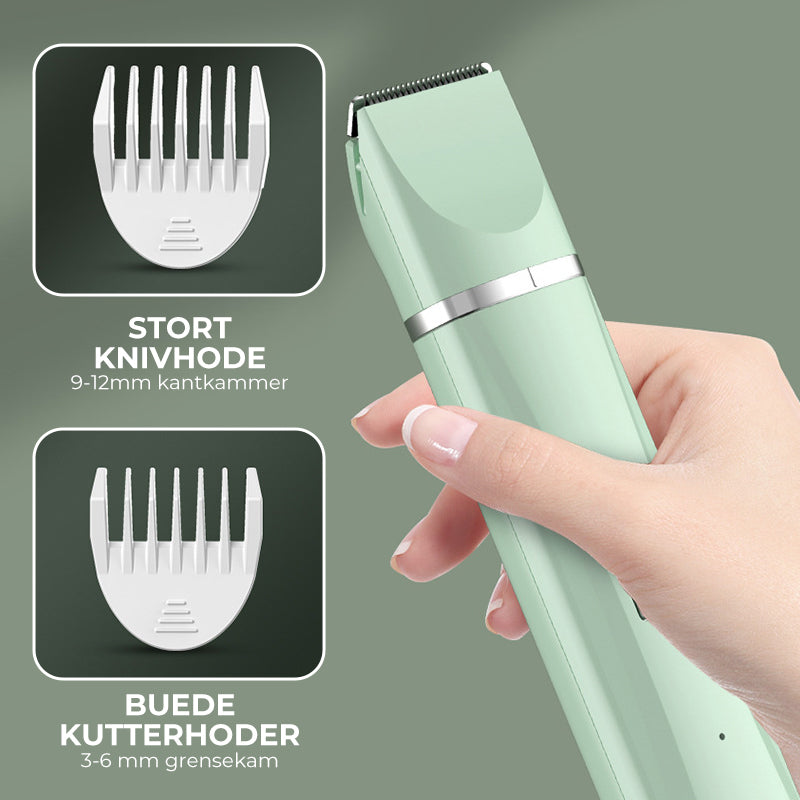 4-in-1 Quiet Pet Hair Clipper with Nail Grinder for Cats and Dogs