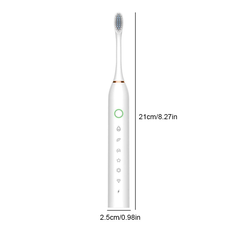 Sonic Electric Toothbrush with 5 Modes and Smart Timer for Adults