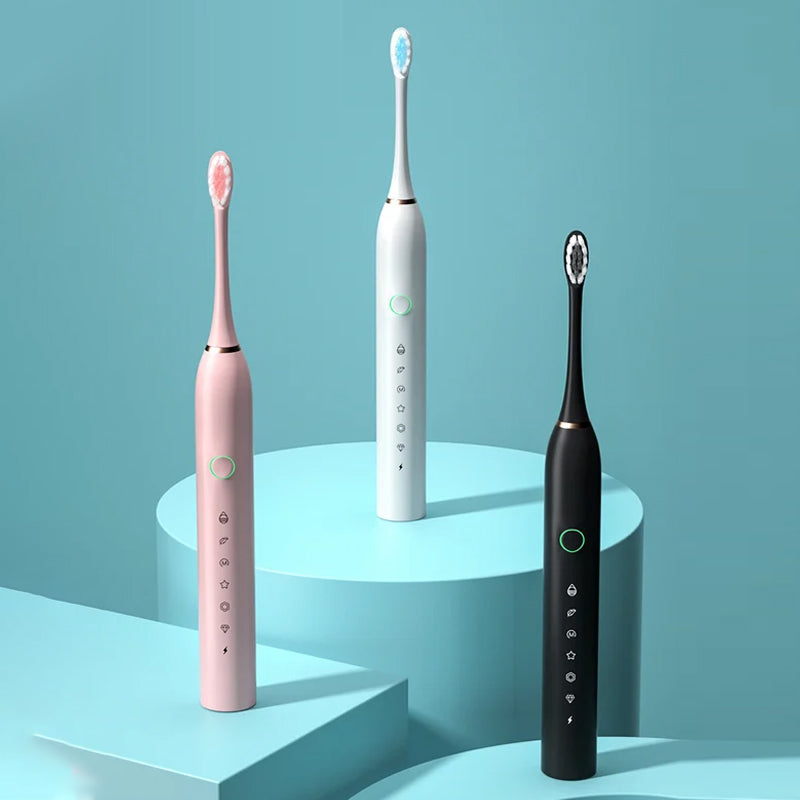 Sonic Electric Toothbrush with 5 Modes and Smart Timer for Adults