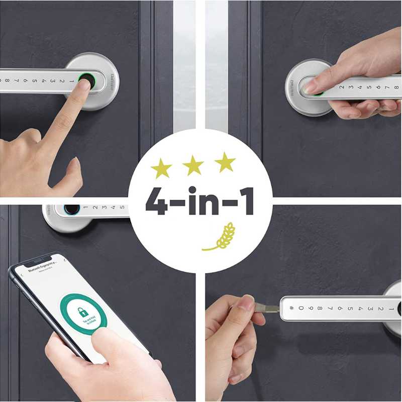 Fingerprint Door Lock with App Control and Zinc Alloy Body