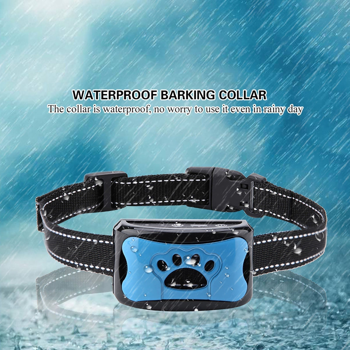 Anti-Bark Dog Collar with Ultrasonic Sound and Vibration