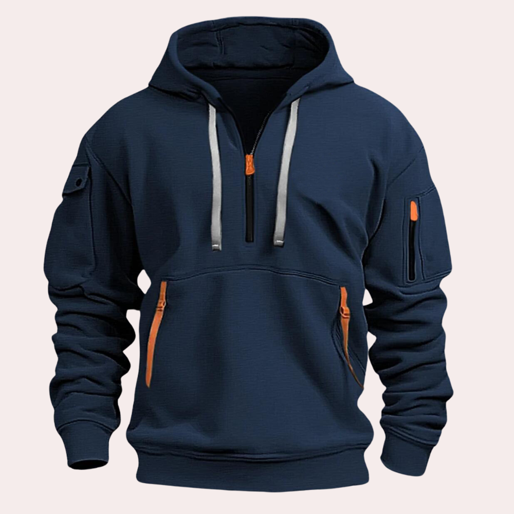 Men's Casual Hoodie with Comfortable Fit for Everyday Wear