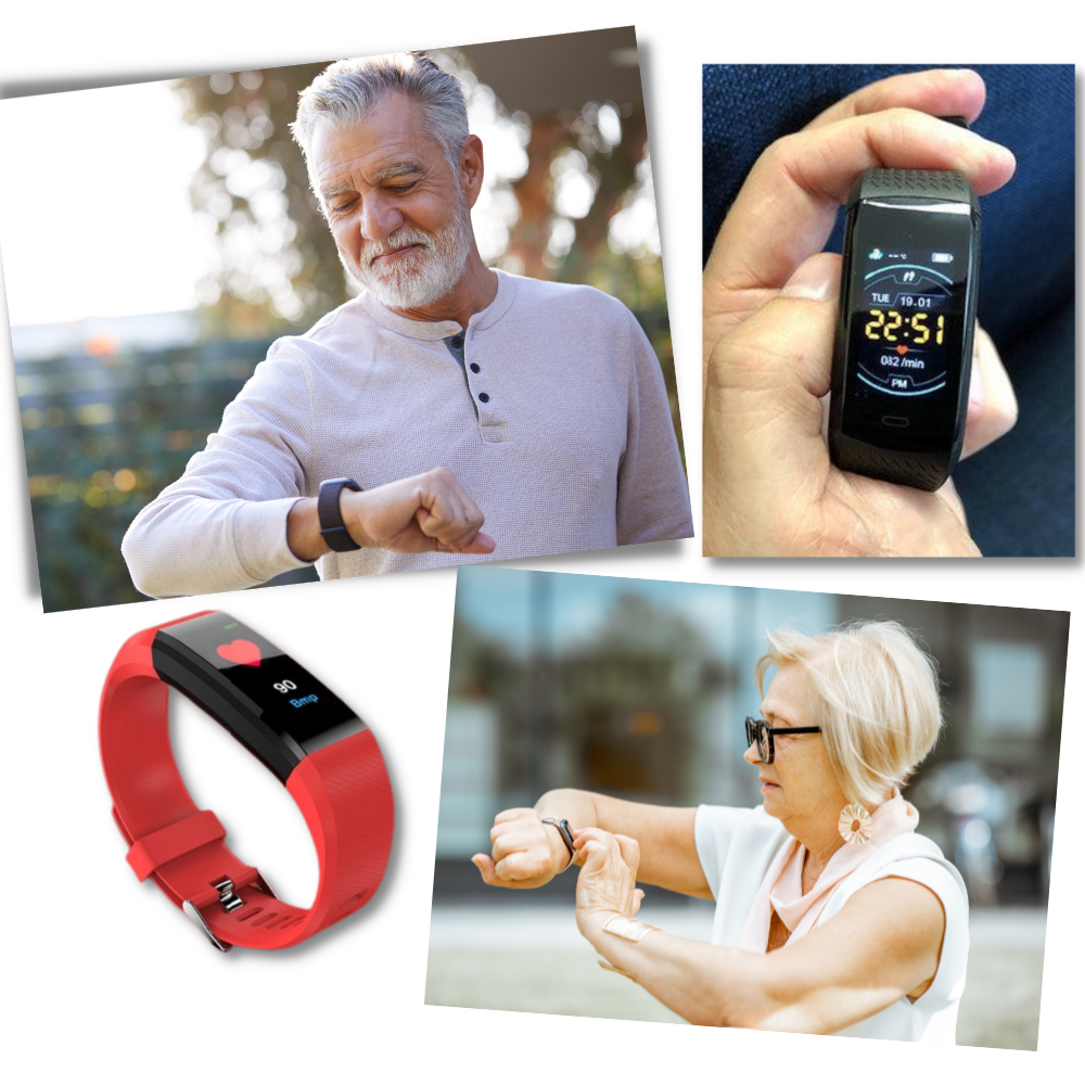 Senior Smartwatch with Clear Display and Simple Navigation