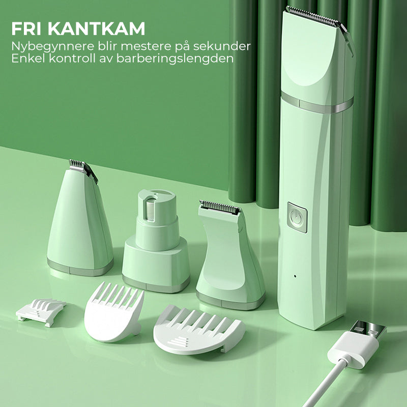 4-in-1 Quiet Pet Hair Clipper with Nail Grinder for Cats and Dogs