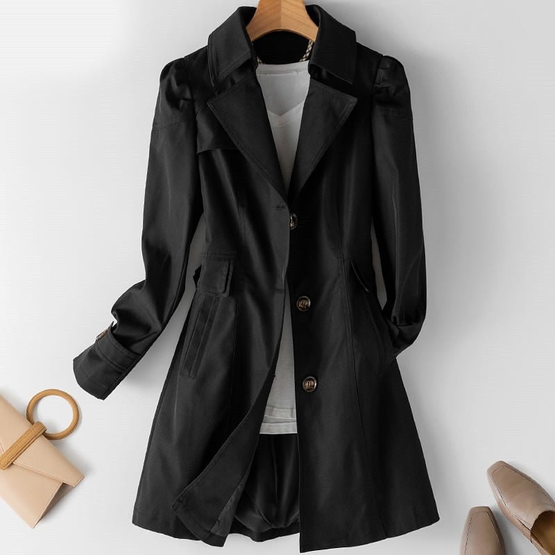 Women's Lightweight Trench Coat for Work and Everyday Wear