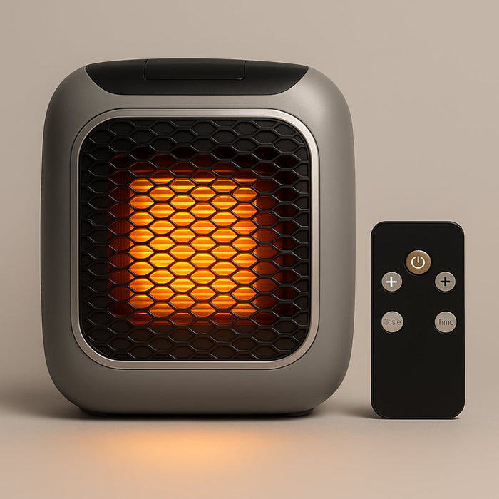 Aquecimento cerâmico de parede WarmiWall – Mini radiador energeticamente eficiente com termóstato