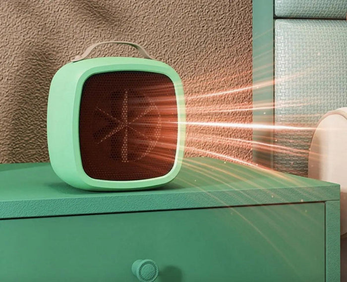 Portabel elektrisk mini-elementvärmare Qube
