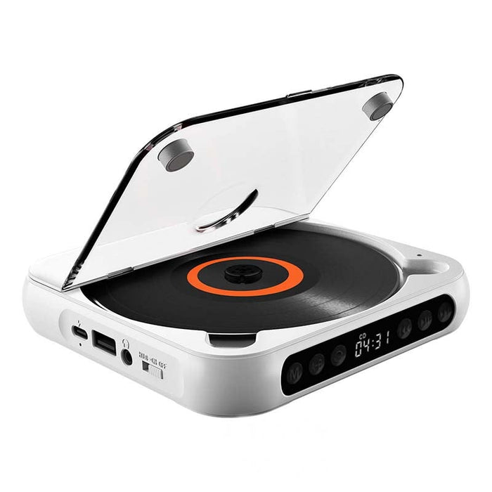 Kannettava Bluetooth-CD-soitin, Hi-Fi-ääni ja USB-C-lataus