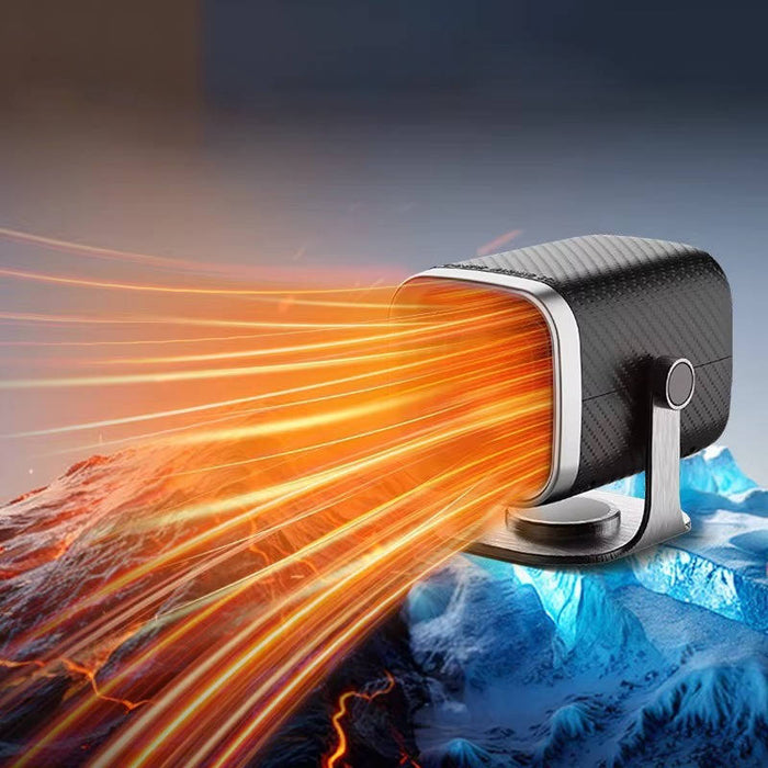 Calefactor y desempañador portátil para coche de 12 V/24, 120 W y 150 W, con ventilador cerámico de calentamiento rápido para desempañar el parabrisas