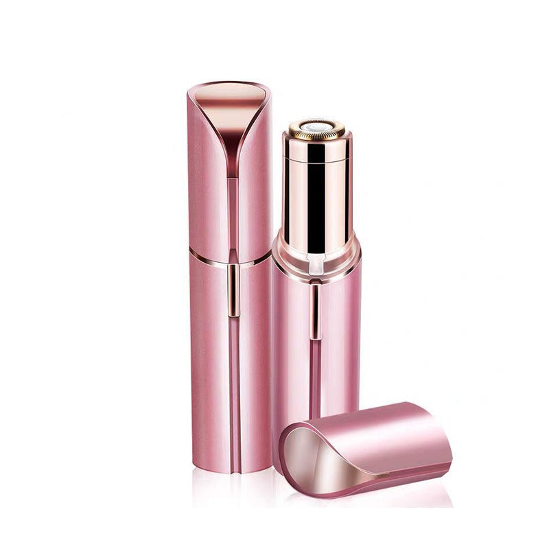 Women's Facial Hair Remover with USB Charging and Lipstick Design