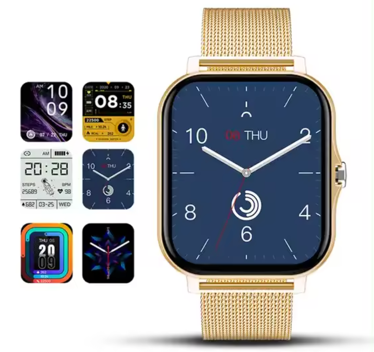 Women's Smartwatch with Heart Rate, Sleep and Activity Tracking