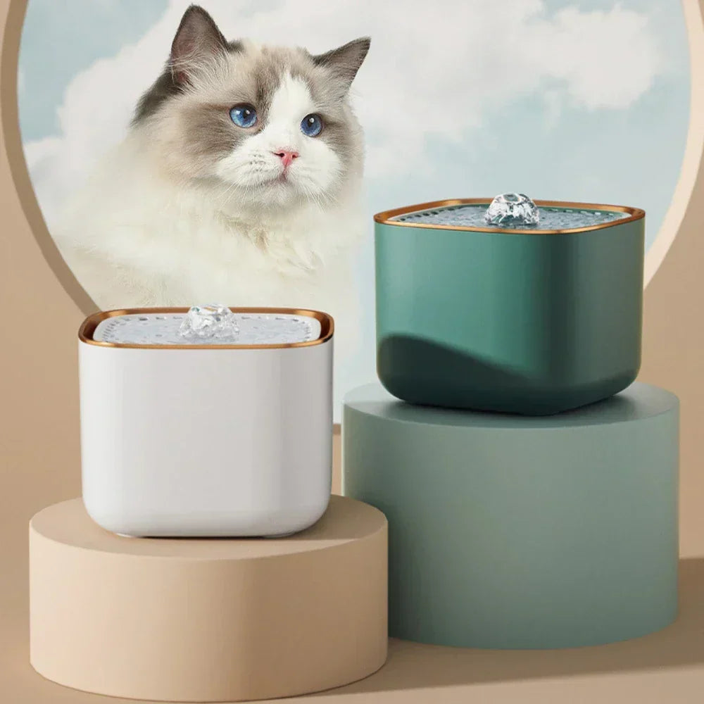 Quiet 3L Pet Water Fountain with Filter and BPA-Free Design