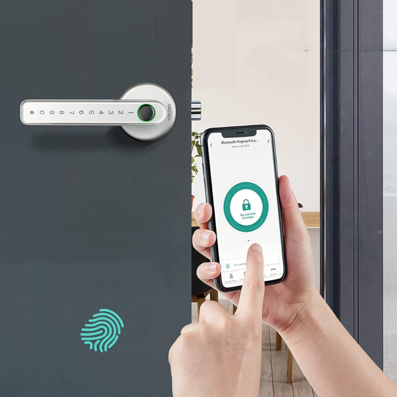 Fingerprint Door Lock with App Control and Zinc Alloy Body