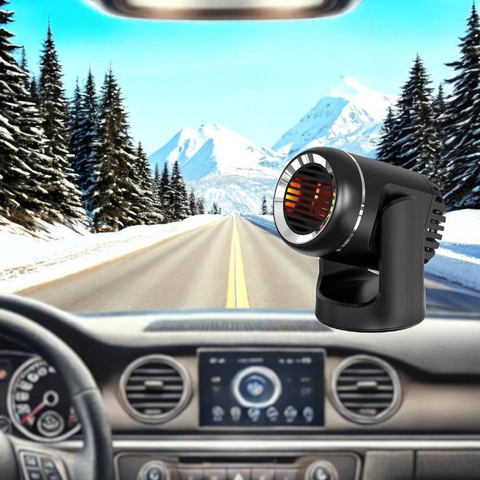 Calefactor portátil para coche de 12 V con rotación de 360° y protección contra sobrecalentamiento