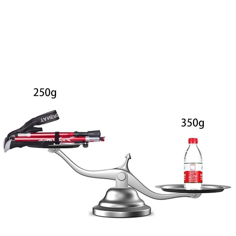 Foldable Hiking Poles with Adjustable Length and Shock Absorption