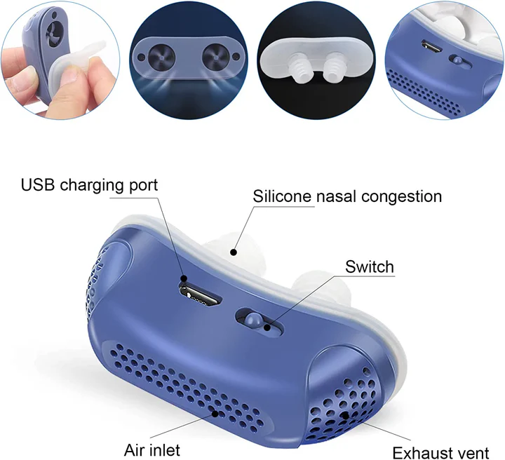 Mini Anti-Snoring Device in Medical Silicone for Travel