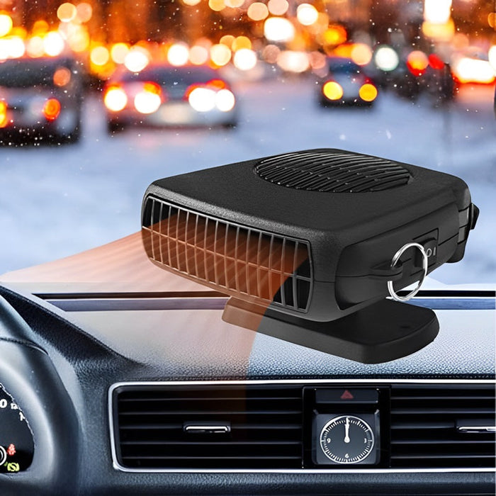 Tragbarer 12-V-Autoheizer mit um 360° drehbarer Basis