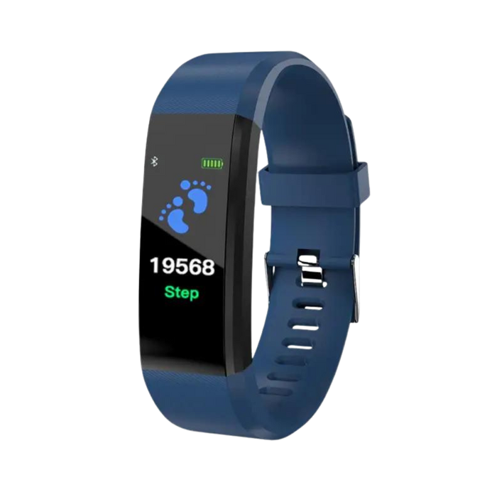 Montre connectée pour seniors avec écran clair et navigation simple