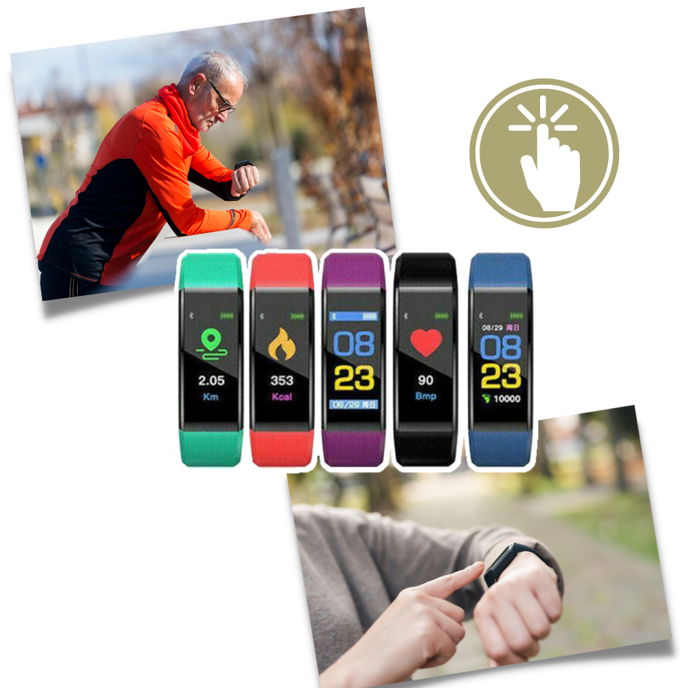 Senior Smartwatch with Clear Display and Simple Navigation