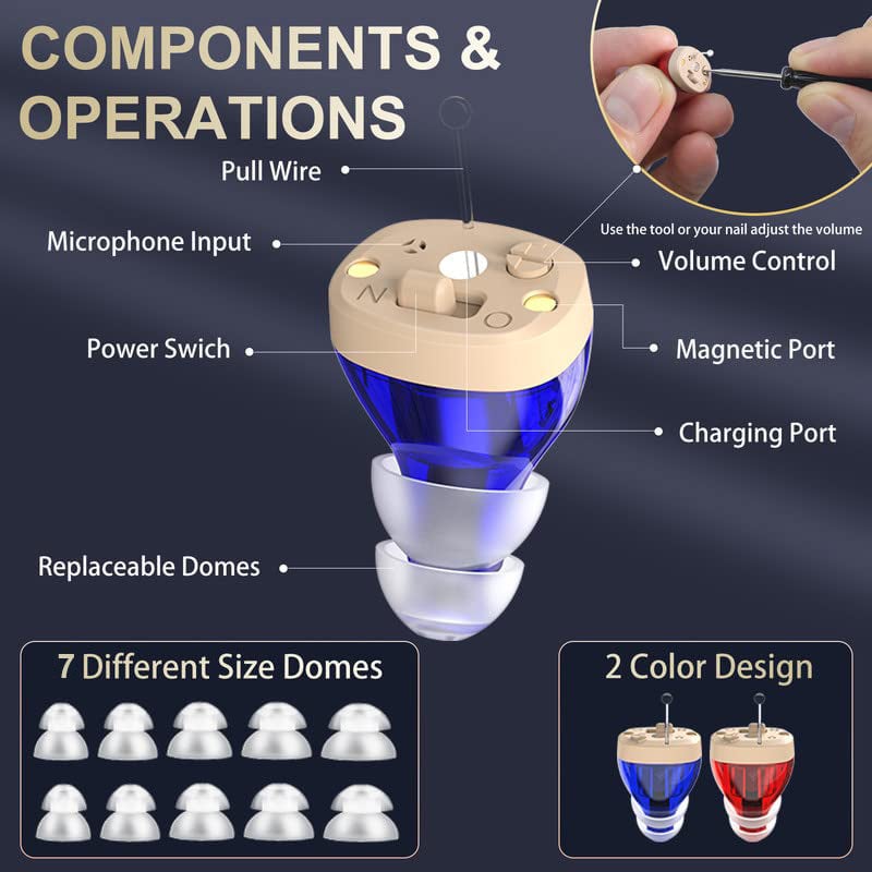 Rechargeable Hearing Aids with Intelligent Sound Amplification