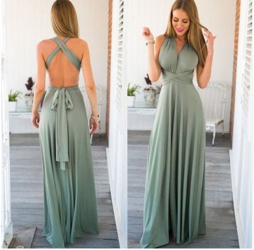 Women's Long Club Dress for Parties and Evenings Out