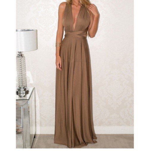 Women's Long Club Dress for Parties and Evenings Out