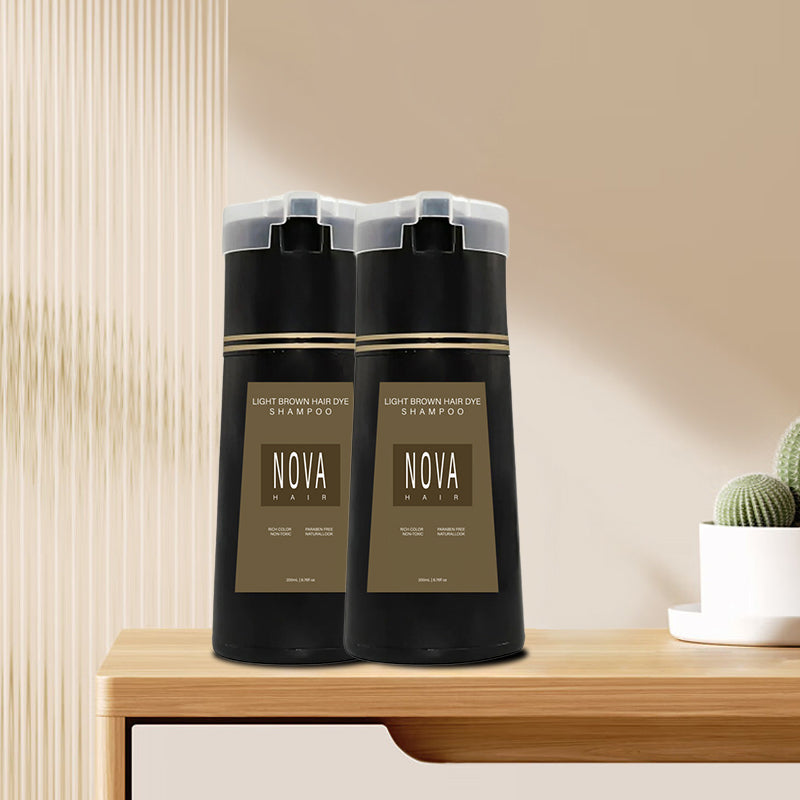 Instant Hair Colour Shampoo to Cover Grey Hair in 10 Minutes