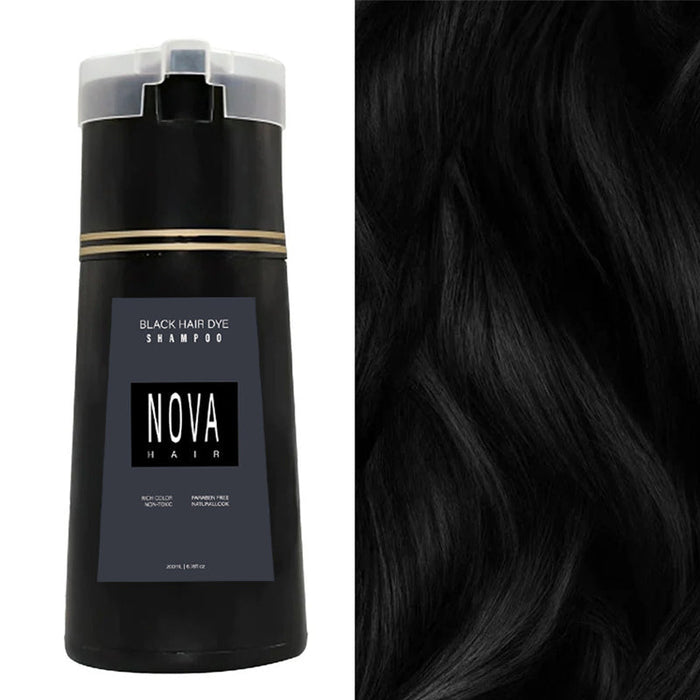 Champú colorante instantáneo para cubrir las canas en 10 minutos